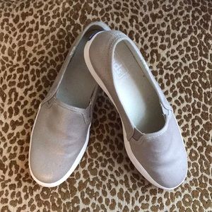 Keds Gold Metallic Double Decker Slip-in Sneakers